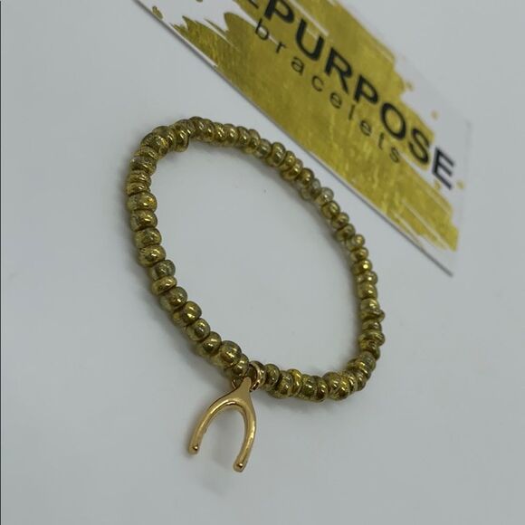 NWT Repurpose Bracelets Wishbone Bracelet - Picture 2 of 4